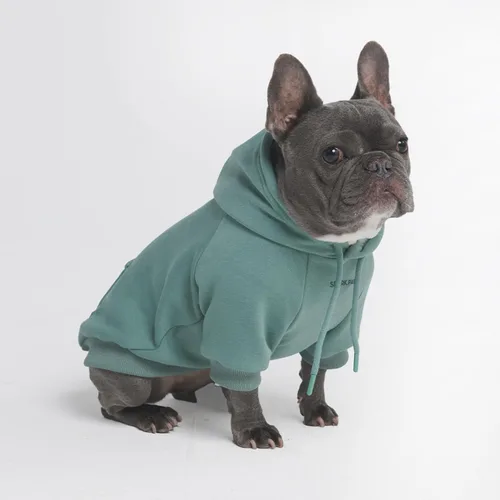 Miniatura 50 de Spark Paws Sudadera con capucha para perro, suéter de primera calidad para perros pequeños, medianos y grandes Trajes cálidos para bulldogs