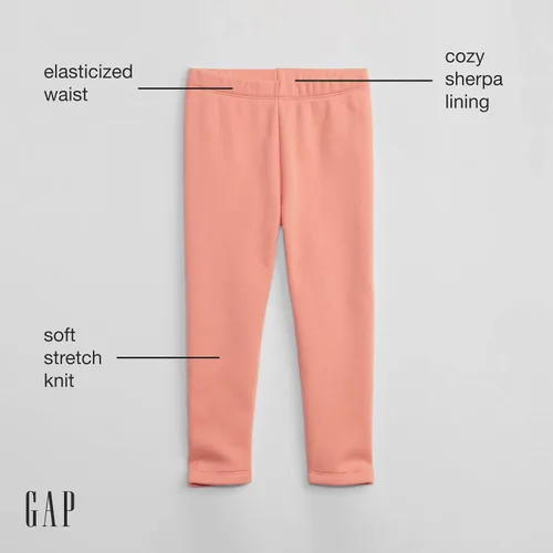 Miniatura 2 de GAP Pantalones de leggings cómodos para bebé niña
