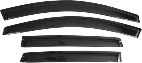 Miniatura 9 de IKON MOTORSPORTS - Visera de ventana compatible con Honda CRV CR-V 2007-2011, humo acrílico teñido y semitransparente, protector de sombra