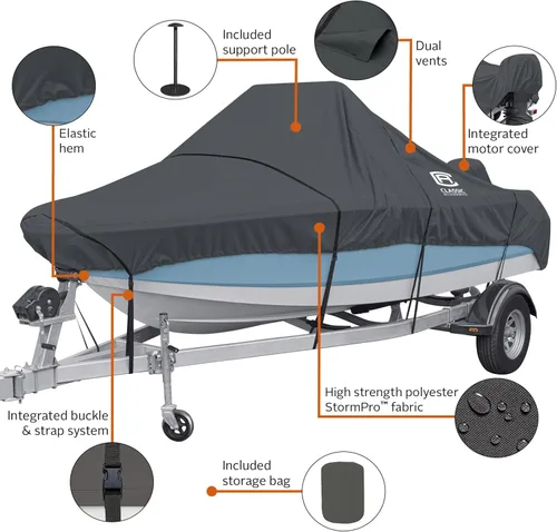 Miniatura 3 de Classic Accessories StormPro - Cubierta de barco para consola central de alta resistencia