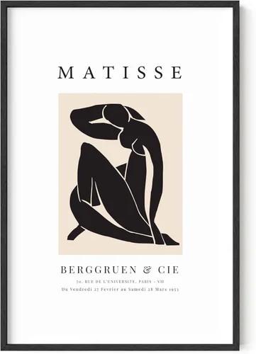 Miniatura 47 de HAUS AND HUES Matisse - Impresión artística minimalista y moderna, arte estético de Henri Matisse, póster abstracto para dormitorio, habitación