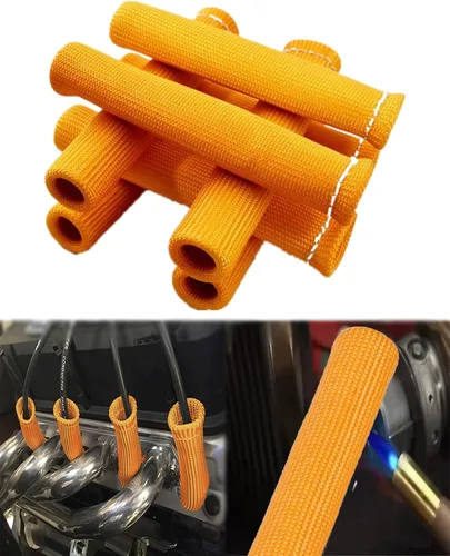 Miniatura 8 de Protector de Botas de Cable de Bujía - 8 PIEZAS 2500° Protector Térmico de Cable de Bujía, Funda de Protección Térmica de Bujía de 6 Pulgadas