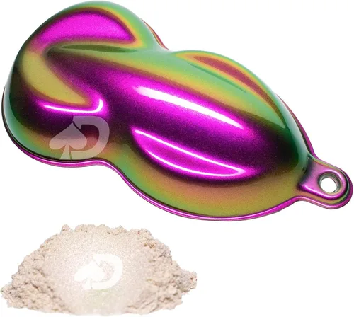 Miniatura 24 de 0.18 oz Arson SuperShift Pearl Polvo de mica camaleón intenso Pigmento de cambio de color para pintura Pigmento camaleón para pintura Polvo