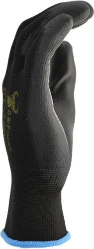 Miniatura 3 de G & F - Guantes de trabajo para hombre, agarre ligero, revestimiento de poliuretano, compatibles con pantalla táctil, flexibles y transpirables
