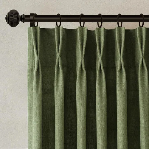 Miniatura 68 de Cortinas de lino plisadas