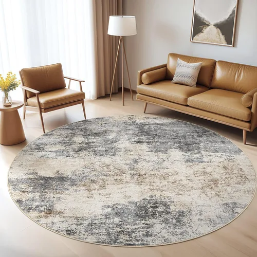 Miniatura 119 de Alfombra de pasillo lavable para cocina: 3 x 10 pies, antideslizante, abstracto, suave, moderno, resistente a las manchas, para interiores, piso
