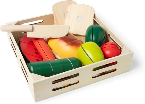 Juego corte de alimentos Melissa & Doug, Estándar, talla única , Multicolor