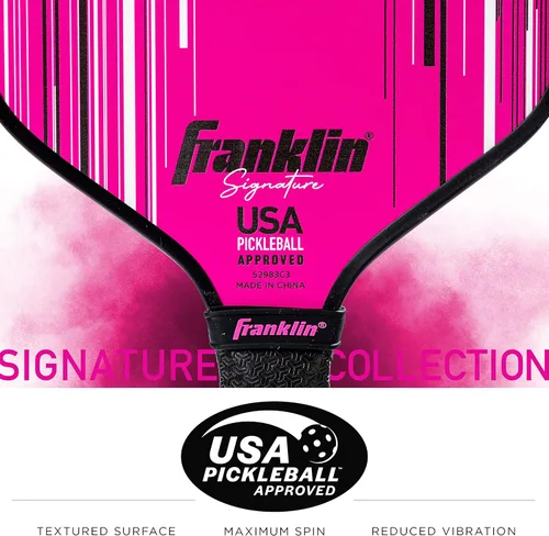 Miniatura 3 de Franklin Sports Paletas Profesionales de Pickleball - Serie Signature Paleta Profesional de Pickleball con Superficie MaxGrit - Paletas de Pro