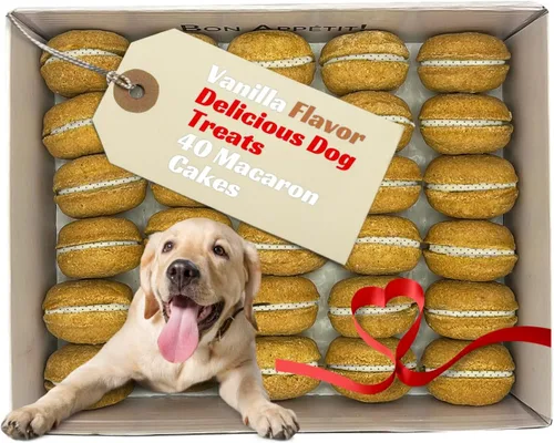 Miniatura 20 de Bonne et Filou Golosinas para perros, pasteles de mantequilla de maní, regalo de cumpleaños para perros de raza mediana a grande – Pasteles