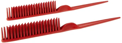 Miniatura 8 de CocoBlack Naturals Peine de peinado de 3 filas para desenredar, definir y separar rizos (verde)