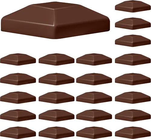 Miniatura 9 de TonGass Paquete de 24 tapas de madera para postes de valla de madera de 4 x 4 pulgadas (3 5/8 pulgadas), cubierta de madera para postes de terraza