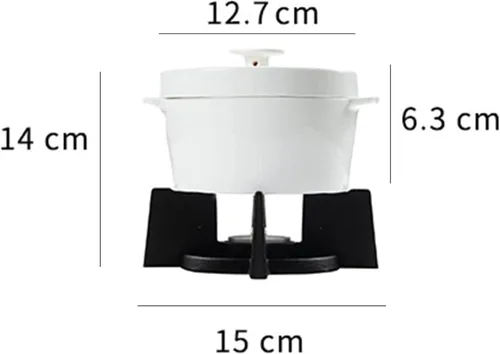 Miniatura 5 de Juego de fondue de cerámica, fondue de chocolate, fondue de queso o fondue de mantequilla, olla de fusión de porcelana ligera de té premium