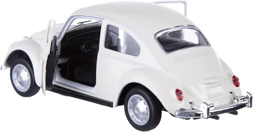 Miniatura 4 de Berry President 1967 Clásico Beetle Bug Vintage 1/32 Escala Diecast Metal Tire de Coche de Juguete Modelo para Regalo/Niños (Beige)