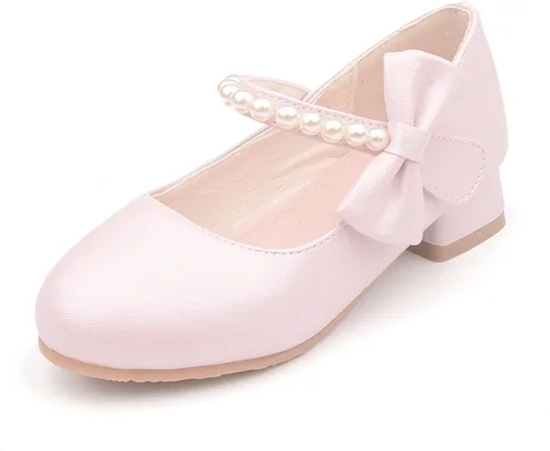 TangDao Zapatos de vestir para niñas, zapatos Mary Jane, zapatos de princesa con lazo, zapatos de tacón para bodas, fiestas, bailes, zapatos planos