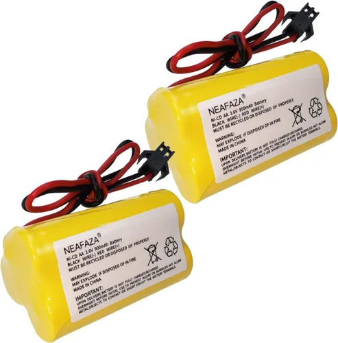 Miniatura 6 de Señal de salida NiCd de 3.6 V, 900 mAh, luz de emergencia, repuesto de batería compatible con Lithonia ELB B001 ELBB001 ELB-B001 Lithonia EU2 LED