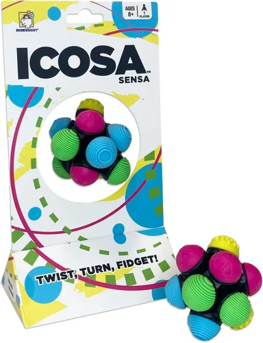 Miniatura 5 de Brainwright - ICOSA - La Pelota Fidget Atómica - ¡Gira, Voltea, Fidgetea!