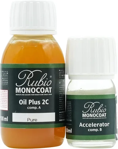 Miniatura 105 de Rubio Monocoat Tinte y acabado para madera de 650 pies cuadrados - Niebla Oil Plus 2C Aceite de linaza de secado rápido, ecológico