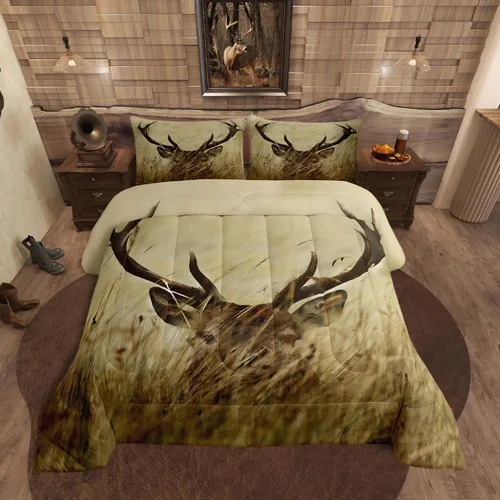 Miniatura 33 de Erosebridal - Juego de funda de edredón con flores de vaca de las Highlands, tamaño Queen, diseño de toro, juego de ropa de cama de ganado vacuno