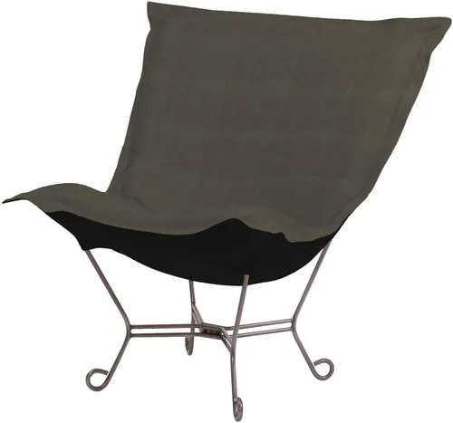 Miniatura 96 de Howard Elliott Collection Avanti Pecan - Silla de asiento oscilante con funda, silla multiusos de mariposa con marco de titanio, muebles de patio