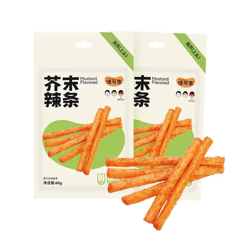 Miniatura 8 de Tiras Picantes - Latiao de Gluten Picante, Aperitivo Especial Chino Informal, Hecho de Trigo/Chile/Especias, Bajo en Azúcar y Calorías, Mejor