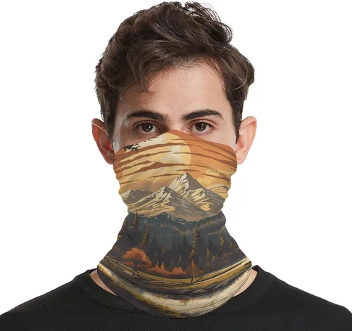 Miniatura 4 de Great Outdoors Neck Gaiter for Men Women Upf 50+ Sun Protection Balaclava Face Mask Cover Moisture Wicking & Quick Dry Neckerchief Seamless Ski Mask