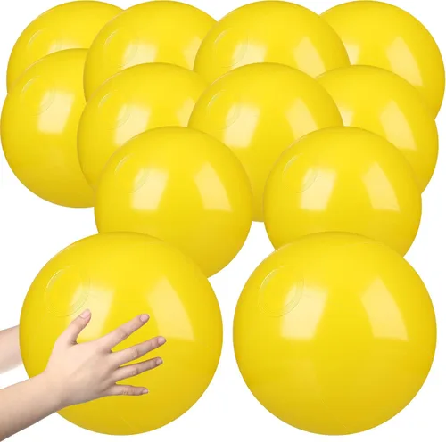 Miniatura 12 de Raiten 12 bolas de playa inflables de playa, bola inflable grande flotante para piscina, recuerdos de fiesta al aire libre, suministros de fiesta