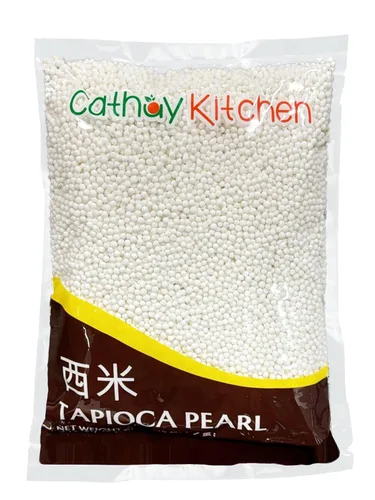 Miniatura 2 de Perlas de Sagú Tapioca de Yuca Ideales para Té de Leche Bubble Boba, Certificado Sin OGM, Sin Gluten, Postres de Bolas de Sagú, Sopa, o Espesante