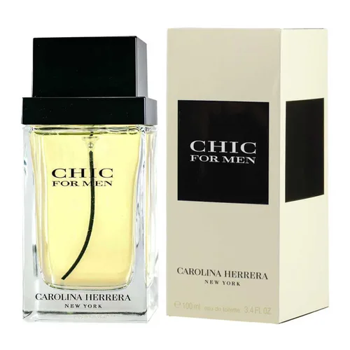 Carolina Herrera Chic for Men EDT Spray, Multi, 3.4 Fl Oz