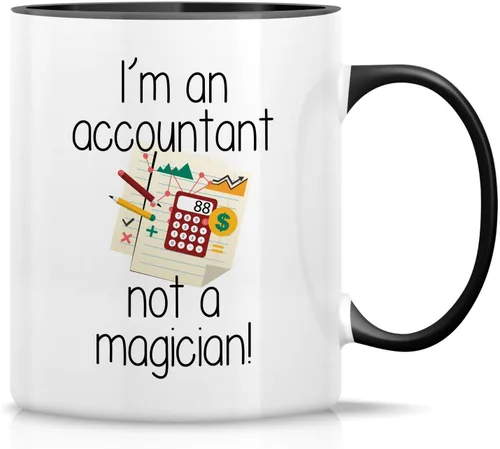 Miniatura 17 de Retreez Taza divertida – I'm an Accountant Not a Magician! Tazas de café de cerámica de 11 onzas – Divertido, sarcasmo, sarcástico, motivacional