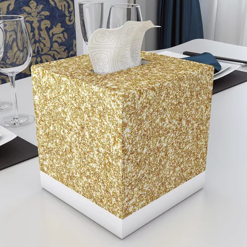 Miniatura 4 de Decotalk Papel tapiz dorado con purpurina para pegar y despegar de 17.7 x 120 pulgadas, papel de pared dorado para despegar y pegar, papel de Oro