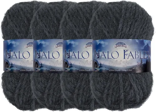 Miniatura 20 de JubileeYarn Halo Fables Yarn - 100g/Skein Bulky Polyester - North Wind Sun - 2 Skeins