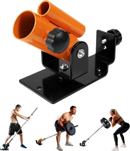 Miniatura 7 de Yes4All Exercise Machine Adjustable T Bar Row Attachment, D Row Handle/Landmine Handle Attachment with Textured Rubber Handles A. Negro - Plataforma