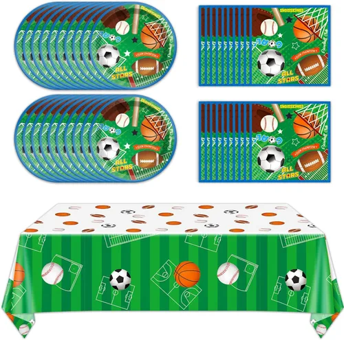 Miniatura 10 de Platos de papel con temática de circo y servilletas, decoraciones de fiesta de circo, juego de vajilla de carnaval, platos de cena con temática