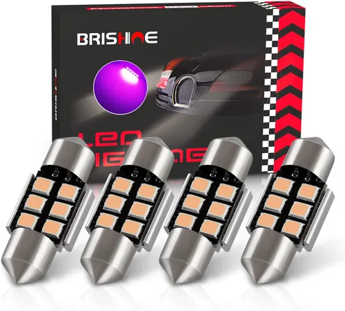Miniatura 19 de 4 bombillas LED Festoon DE3175 de 1.102 in y 1.142 in, 2835 chipsets Canbus sin errores, 1.1 pulgadas, DE3021 3175 3022 N3, bombillas LED