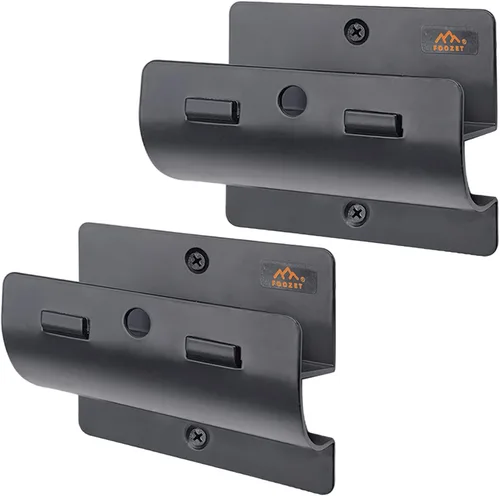 Miniatura 8 de Colgador de escalera para pared de garaje, almacenamiento de escalera resistente para silla plegable, carretilla de montaje en pared, muebles