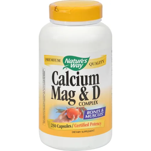 Suplemento de calcio, magnesio y vitamina D, de Nature's Way