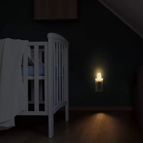 Miniatura 5 de Emotionlite Luz nocturna enchufable, luz nocturna LED blanca neutra, sensor de atardecer a amanecer, niños, guardería, dormitorio, baño, pasillo