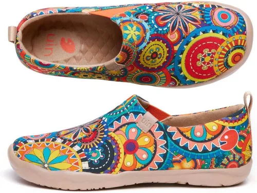 Miniatura 9 de UIN - Zapatos de viaje de lona pintada para mujer