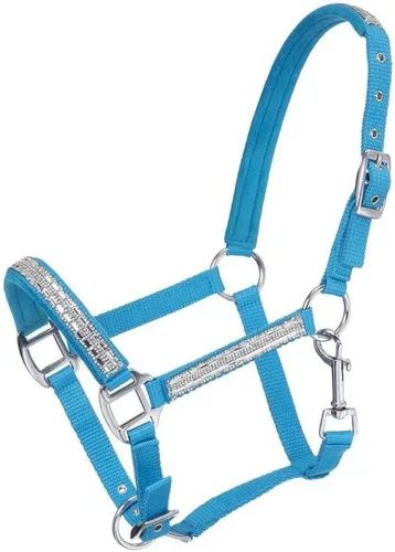 Miniatura 3 de Tough 1 Mini Adj Nylon Halter w/Cristales