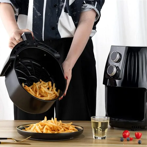 Miniatura 7 de Freidora de aire doméstica aceite-5.5L freidora automática de gran capacidad sin humos