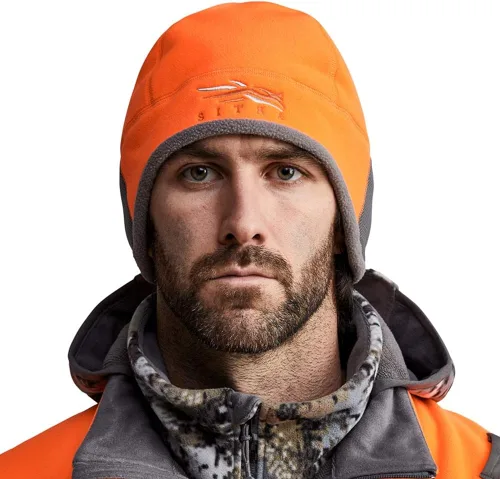 Miniatura 3 de SITKA Gear Stratus Windstopper - Gorro de caza de forro polar aislado para hombre talla única