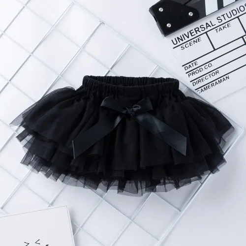 Miniatura 2 de Anbaby Falda tutú suave para bebés y niñas pequeñas con volantes