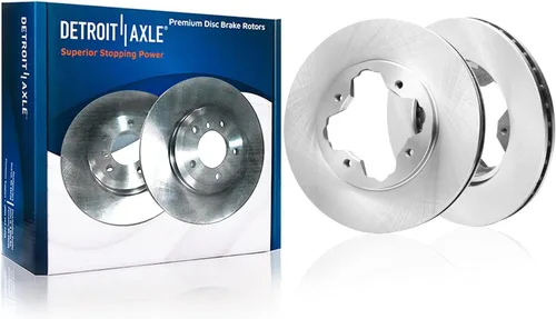 Miniatura 32 de Detroit Axle - Rotores de freno delanteros para Honda Accord Civic Element Fit Insight CSX ILX Rotores de freno de disco Reemplazo de rotores