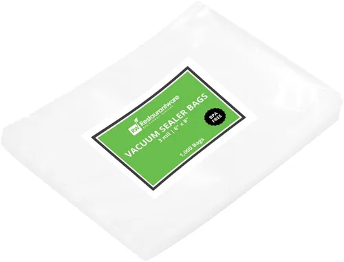 Miniatura 2 de Restaurantware Fresh Hero - Bolsas selladoras al vacío de 6 x 8 pulgadas, 100 bolsas de almacenamiento de alimentos – 3 mil de grosor de plástico