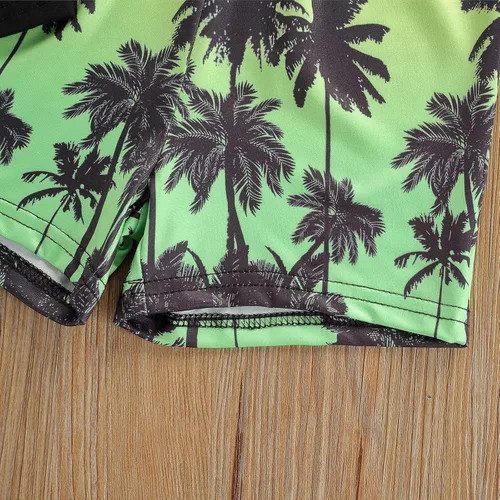 Miniatura 5 de Conjunto de pantalones cortos para niños pequeños, camiseta estampada junto al mar, 2 piezas, ropa de verano