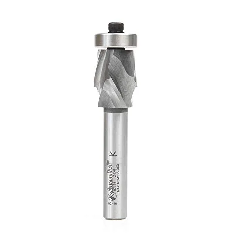 Miniatura 2 de Amana Tool - 57174 Compresión de carburo sólido en espiral de corte empotrado 0.866 in de diámetro x 1-9/64 x 1/2 Inc