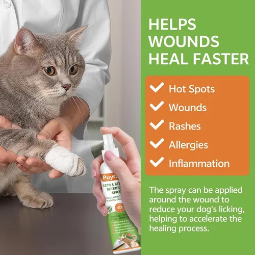 Miniatura 6 de puyrzoe Spray disuasorio natural para gatos, 6.8 fl oz, repelente de gatitos, antiarañazos, para muebles, sofás, cortinas, plantas, no tóxico, sin