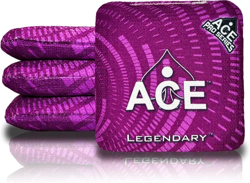 Miniatura 20 de Legendario Bolsos Cornhole ACE Pro + Kits PRO De doble lado, resbaladizos y pegajosos para todo clima Bolsa de descanso opcional y estuche