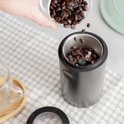 Miniatura 6 de Aroma Housewares - Mini molinillo de café y molinillo eléctrico de hierbas con cuchillas de acero inoxidable 304 y una tapa transparente de primera