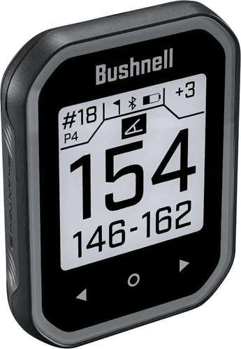 bushnellgolf Golf Phantom 3 GPS de pendiente de mano, pantalla táctil, clip para cinturón y mosquetón, (negro)